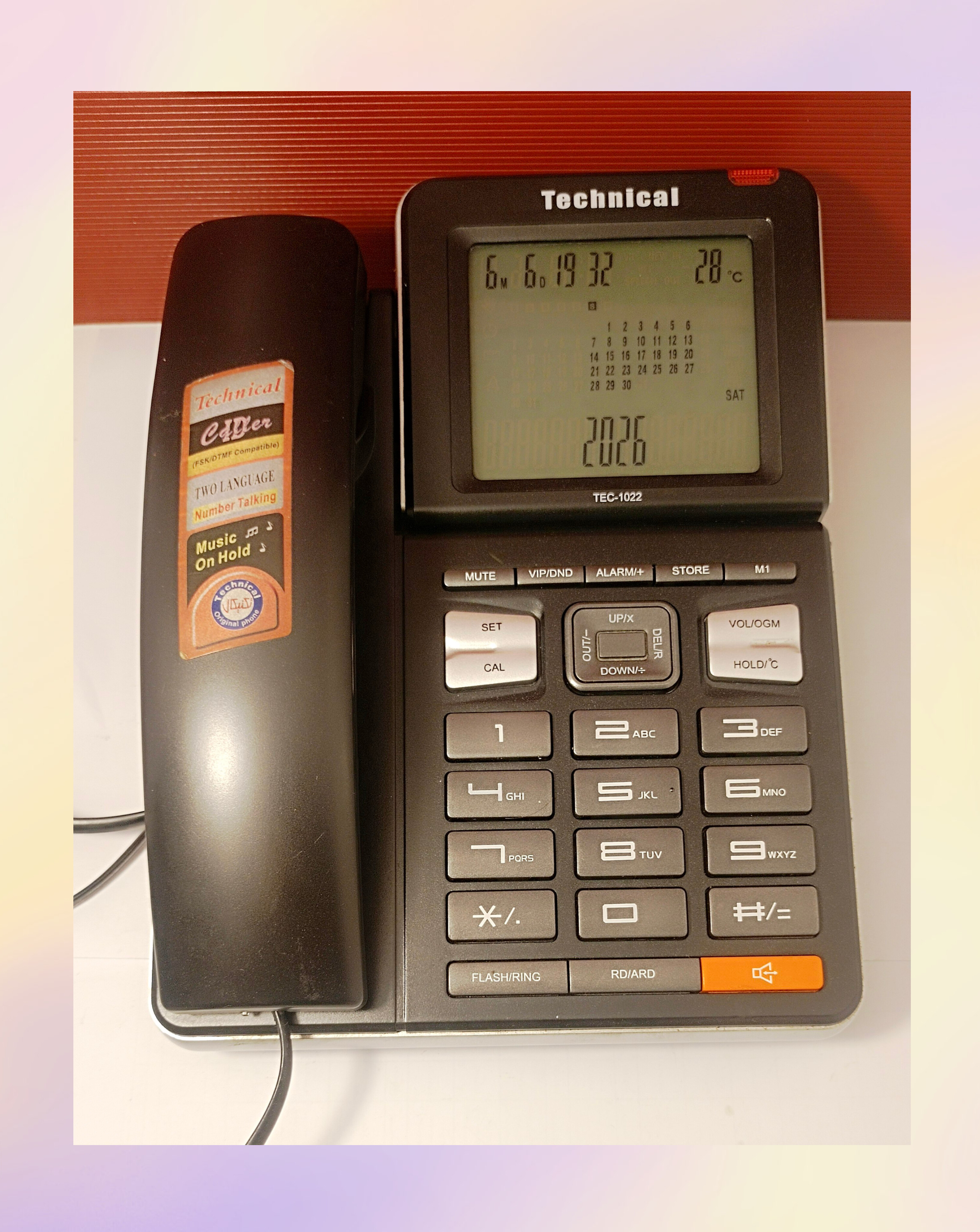 تلفن رومیزی تکنیکال مدل TEC-1022