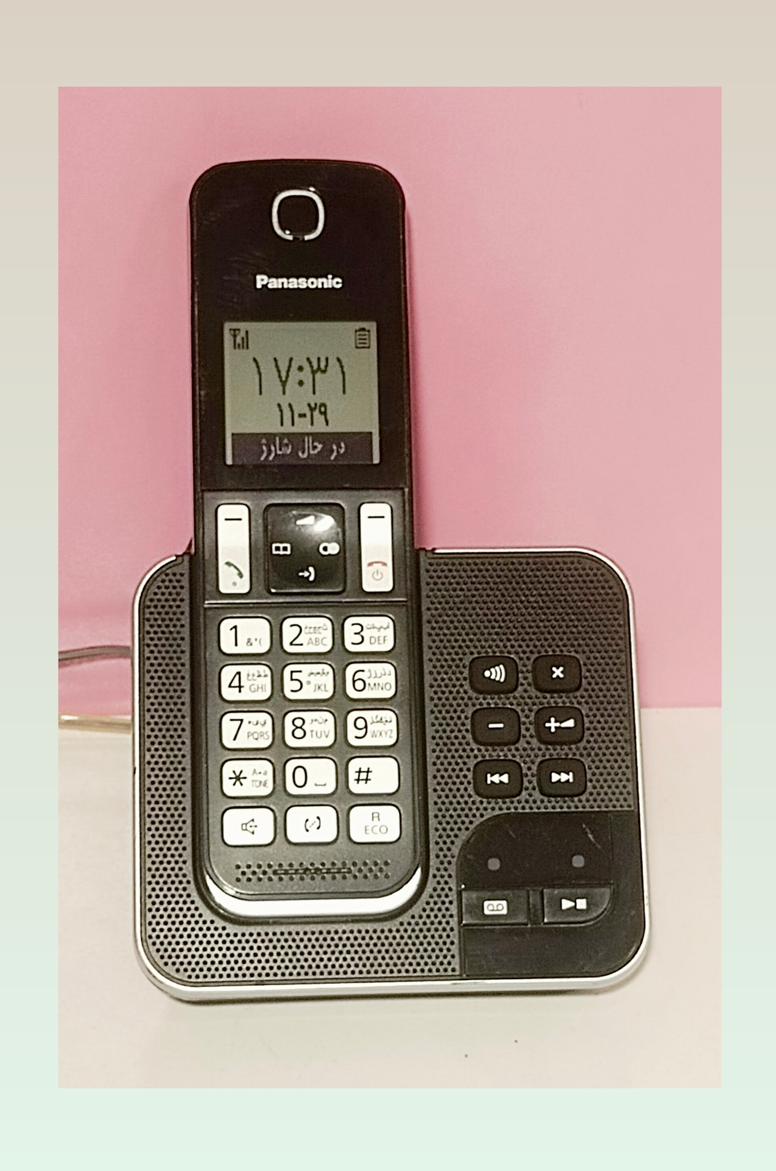 تلفن بی‌سیم پاناسونیک مدل KX-TGD320BX منو فارسی