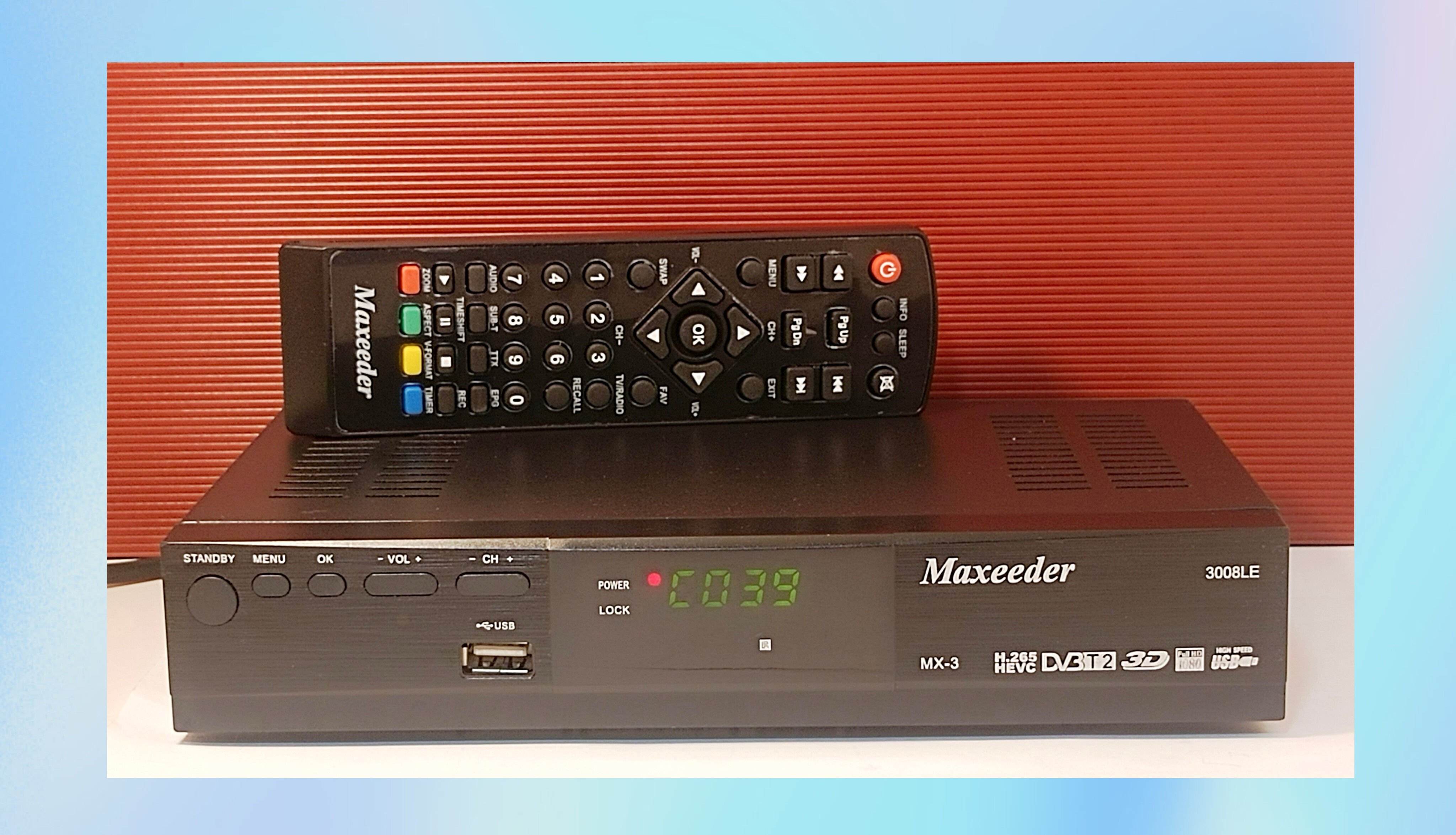 گیرنده دیجیتال مکسیدر MX-3 مدل  3008LE