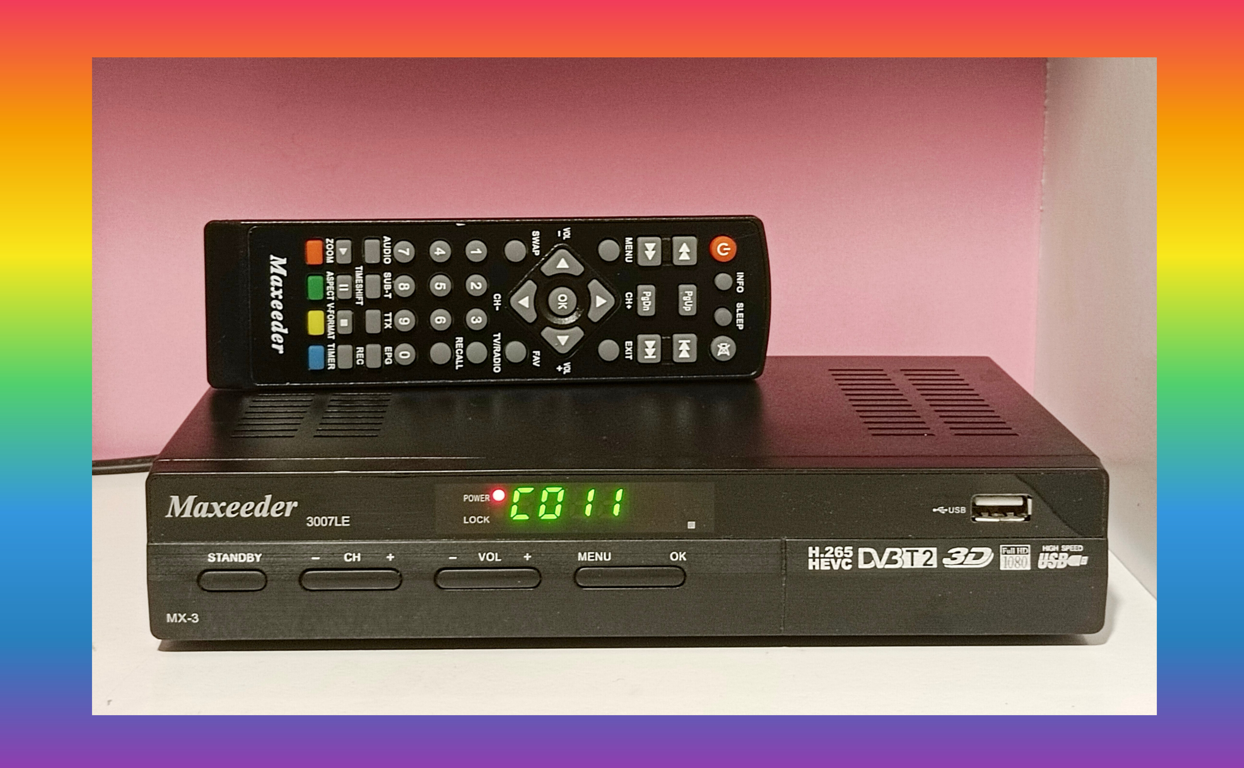 گیرنده دیجیتال مکسیدر MX-3  مدل 3007LE