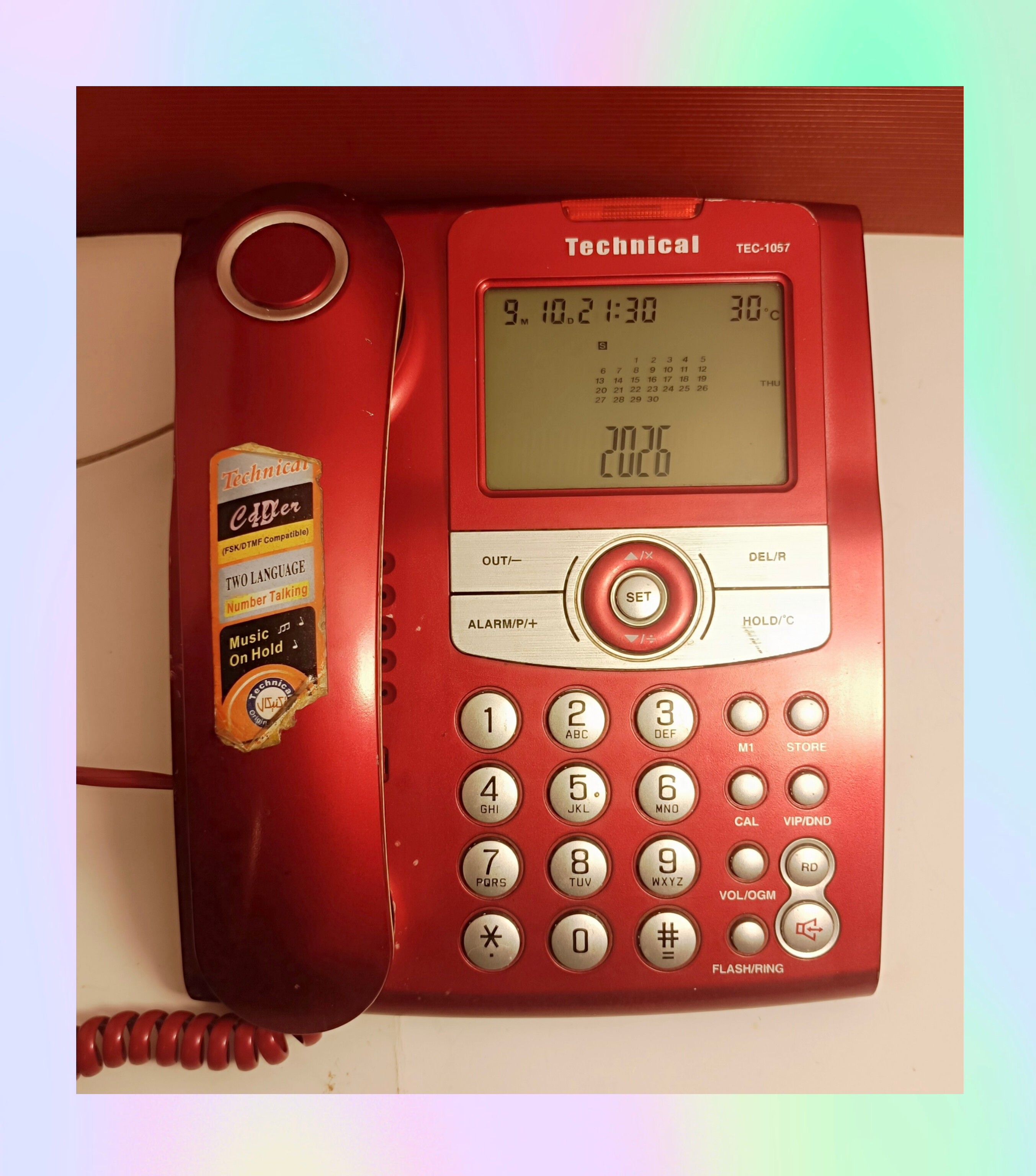 تلفن رومیزی تکنیکال مدل TEC-1057