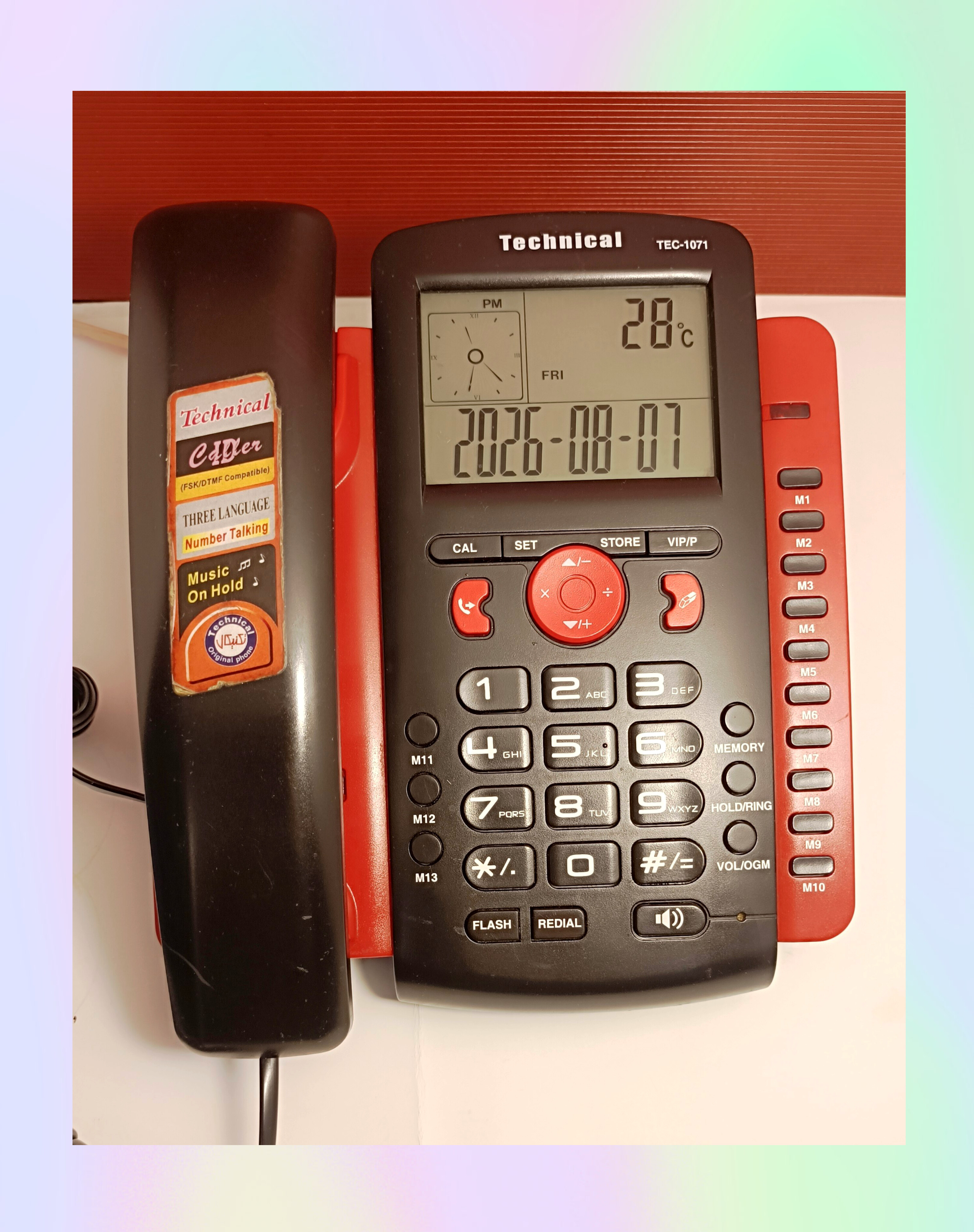 تلفن رومیزی تکنیکال مدل TEC-1071