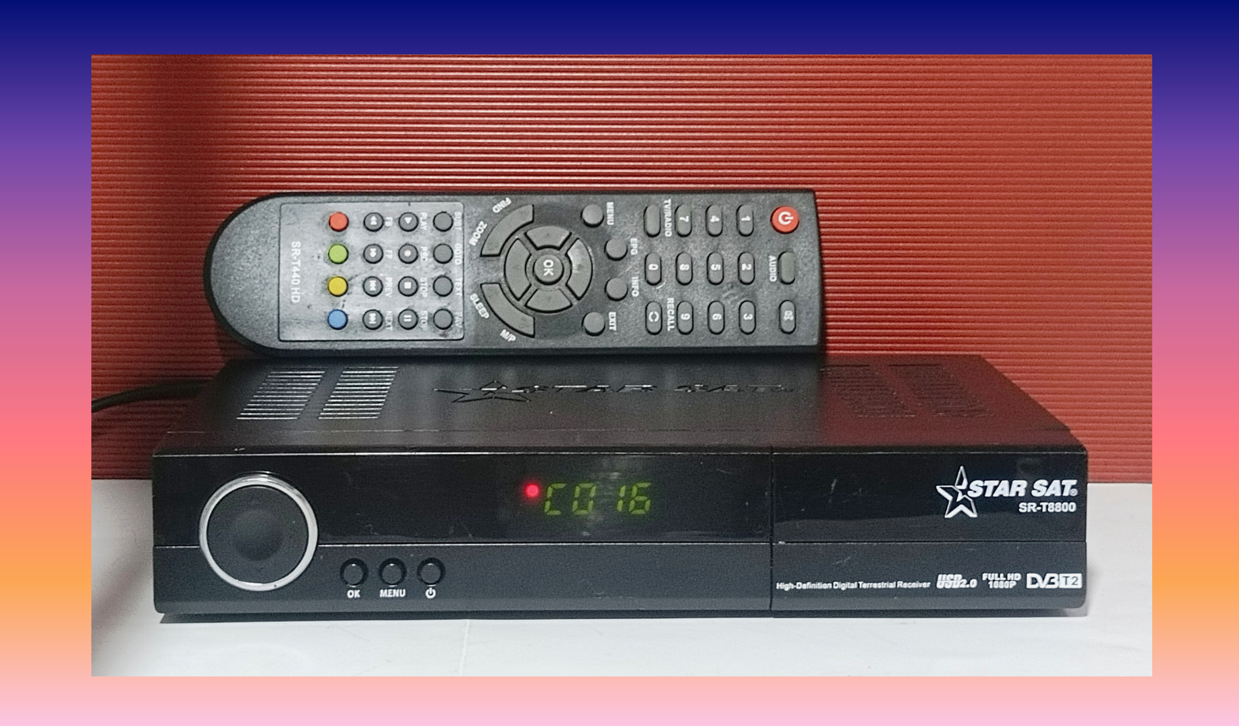گیرنده دیجیتال استارست مدل SR-T8800 (گیرنده شبکه‌های تلویزیونی داخلی)