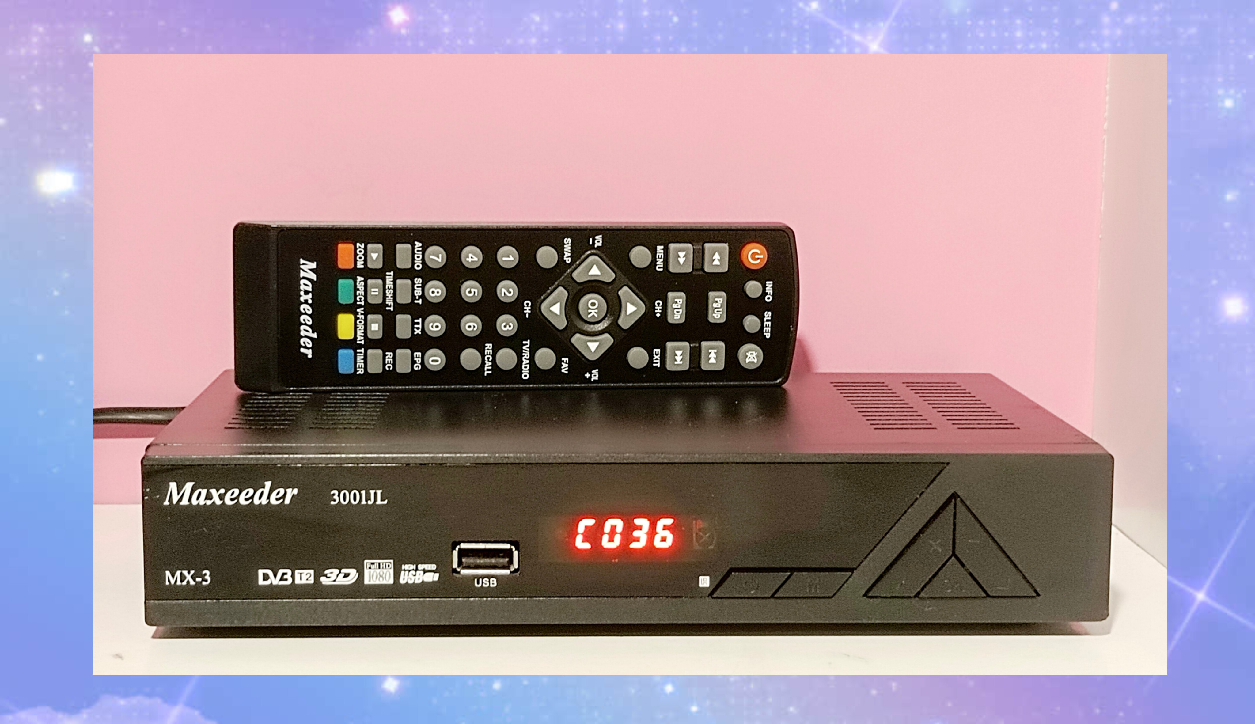 گیرنده دیجیتال مکسیدر MX-3 مدل 3001JL