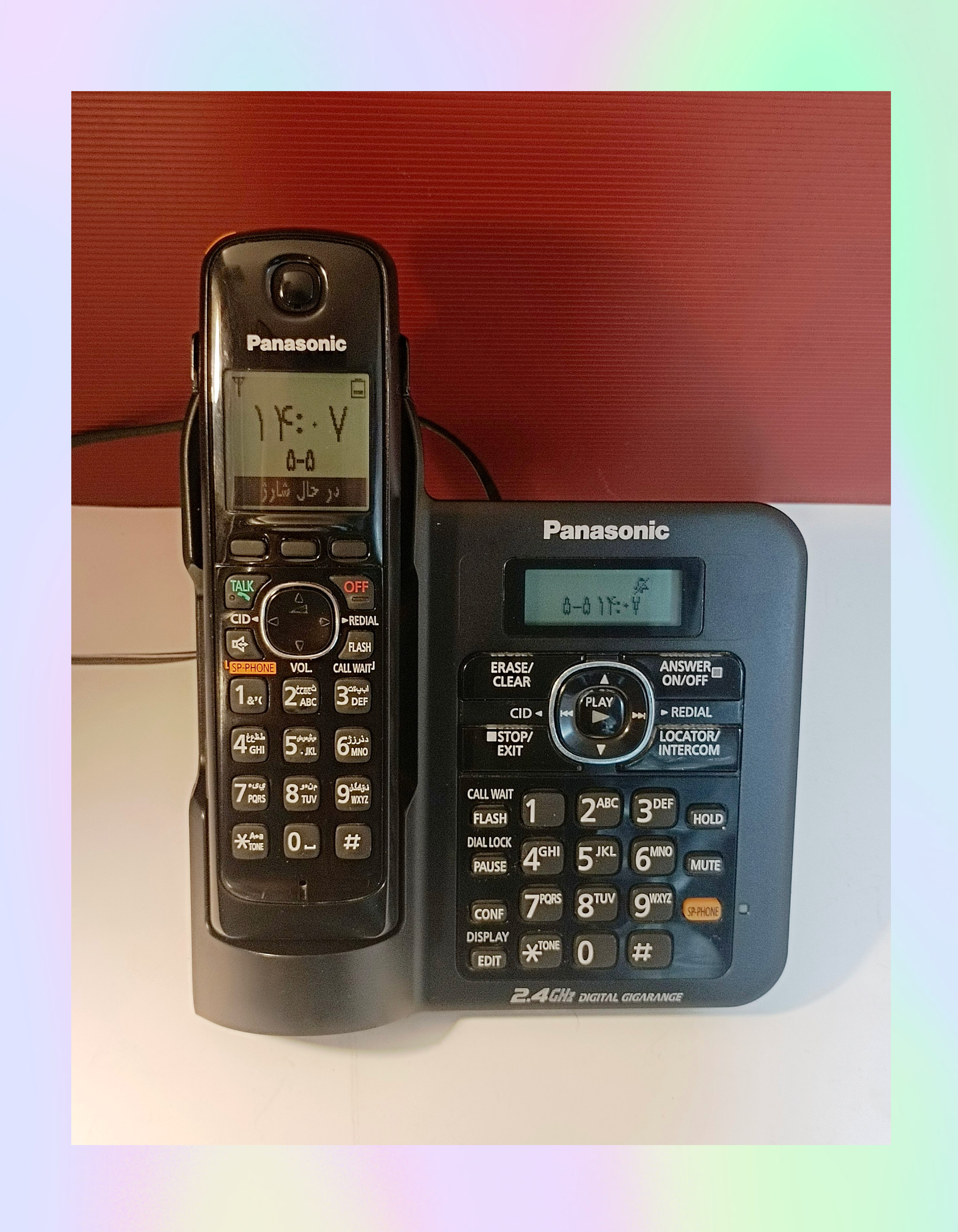 تلفن بی‌سیم پاناسونیک مدل KX-T3821BX