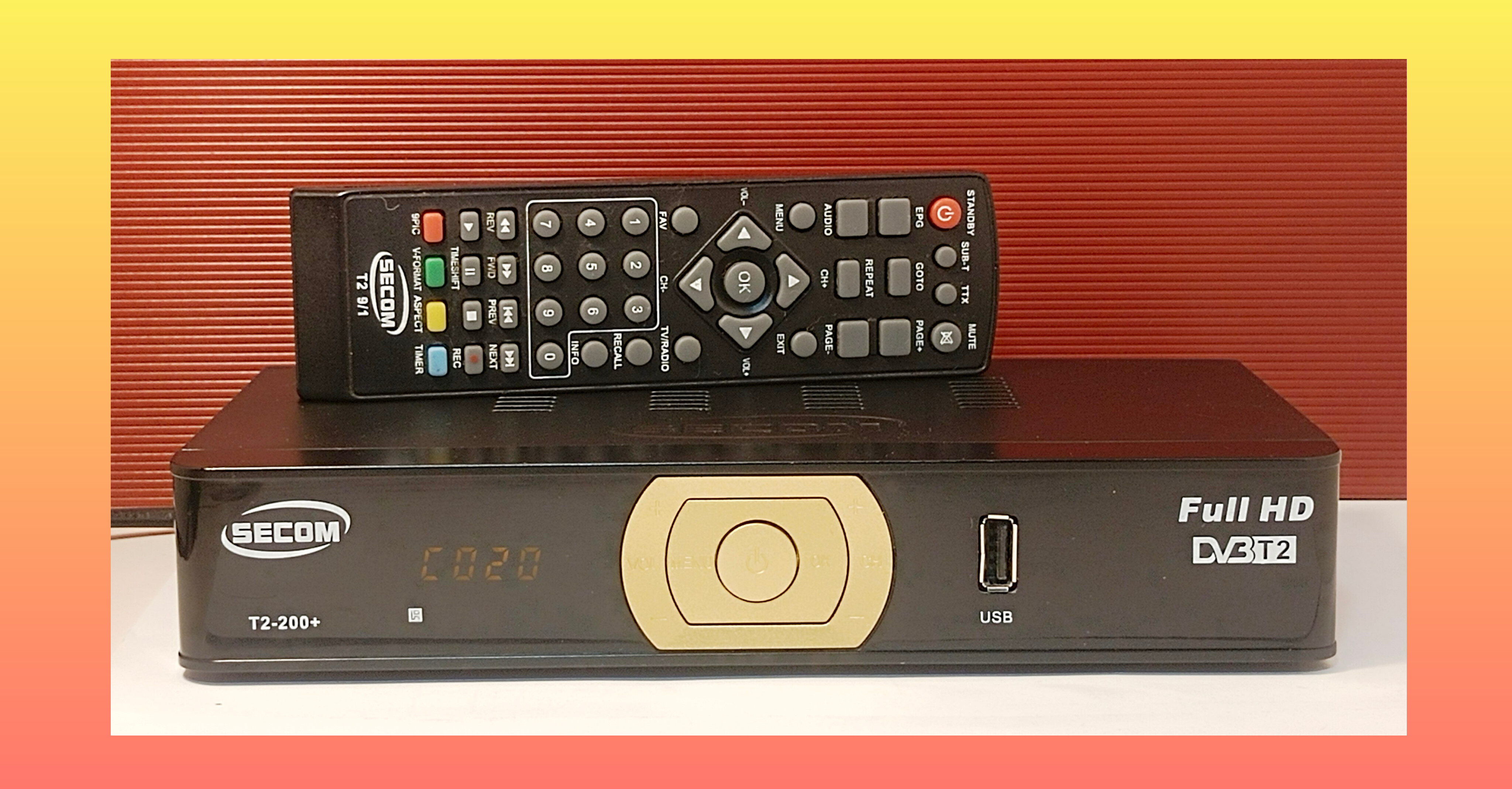 گیرنده دیجیتال سکام SECOM مدل T2-200PLUS