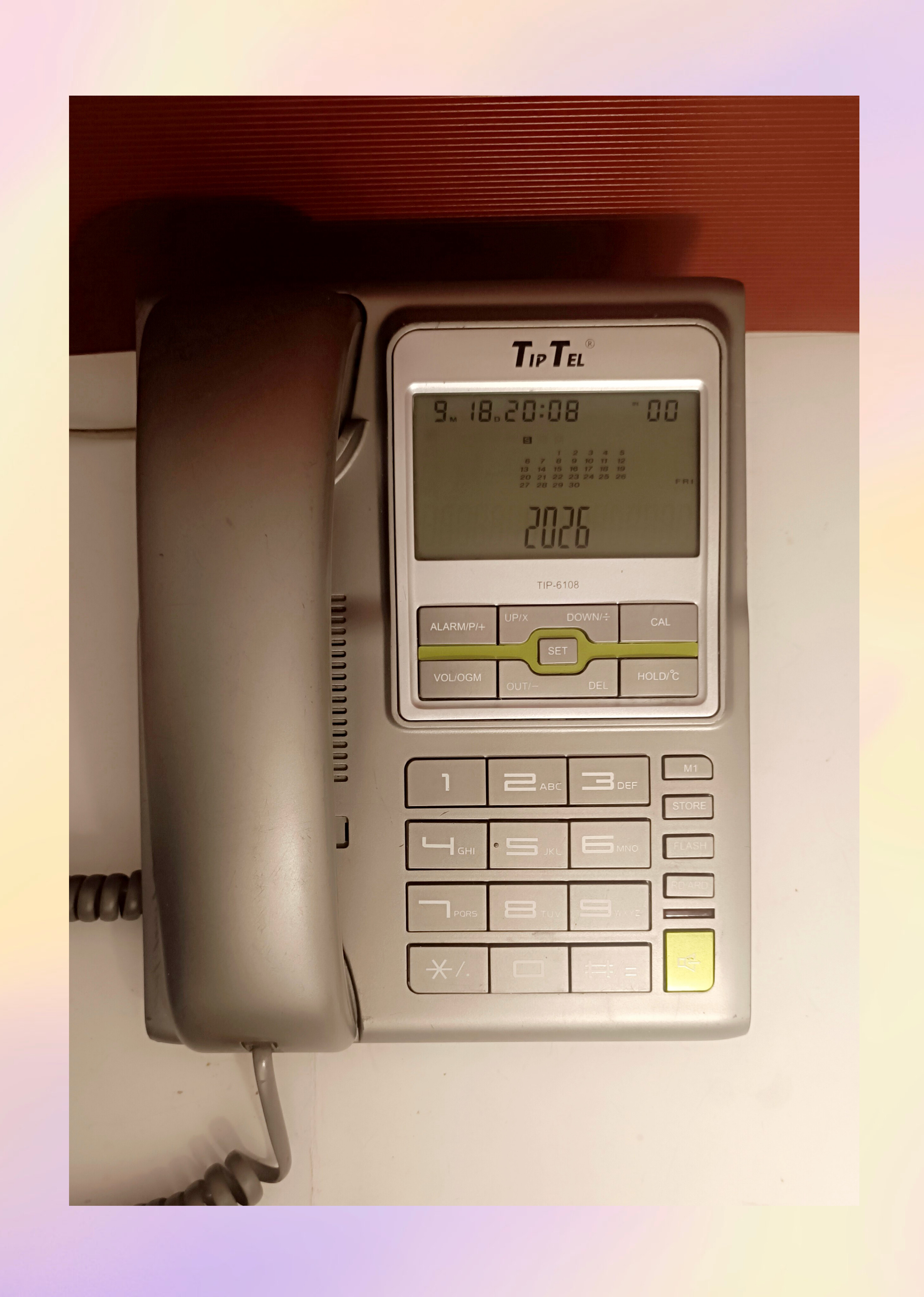 تلفن رومیزی تیپ تل مدل TIP-6108