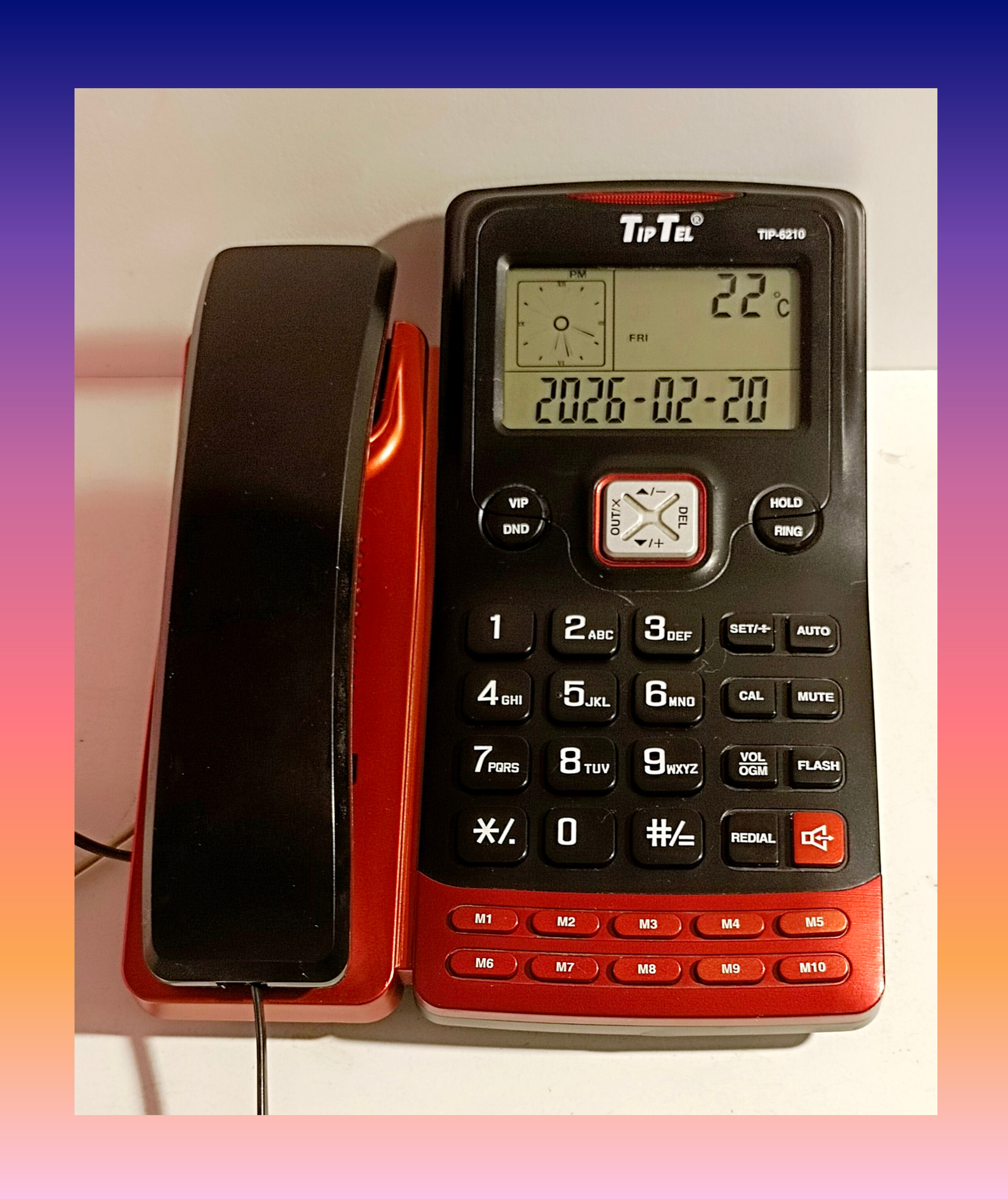 تلفن رومیزی تیپ تل مدل TIP-6210