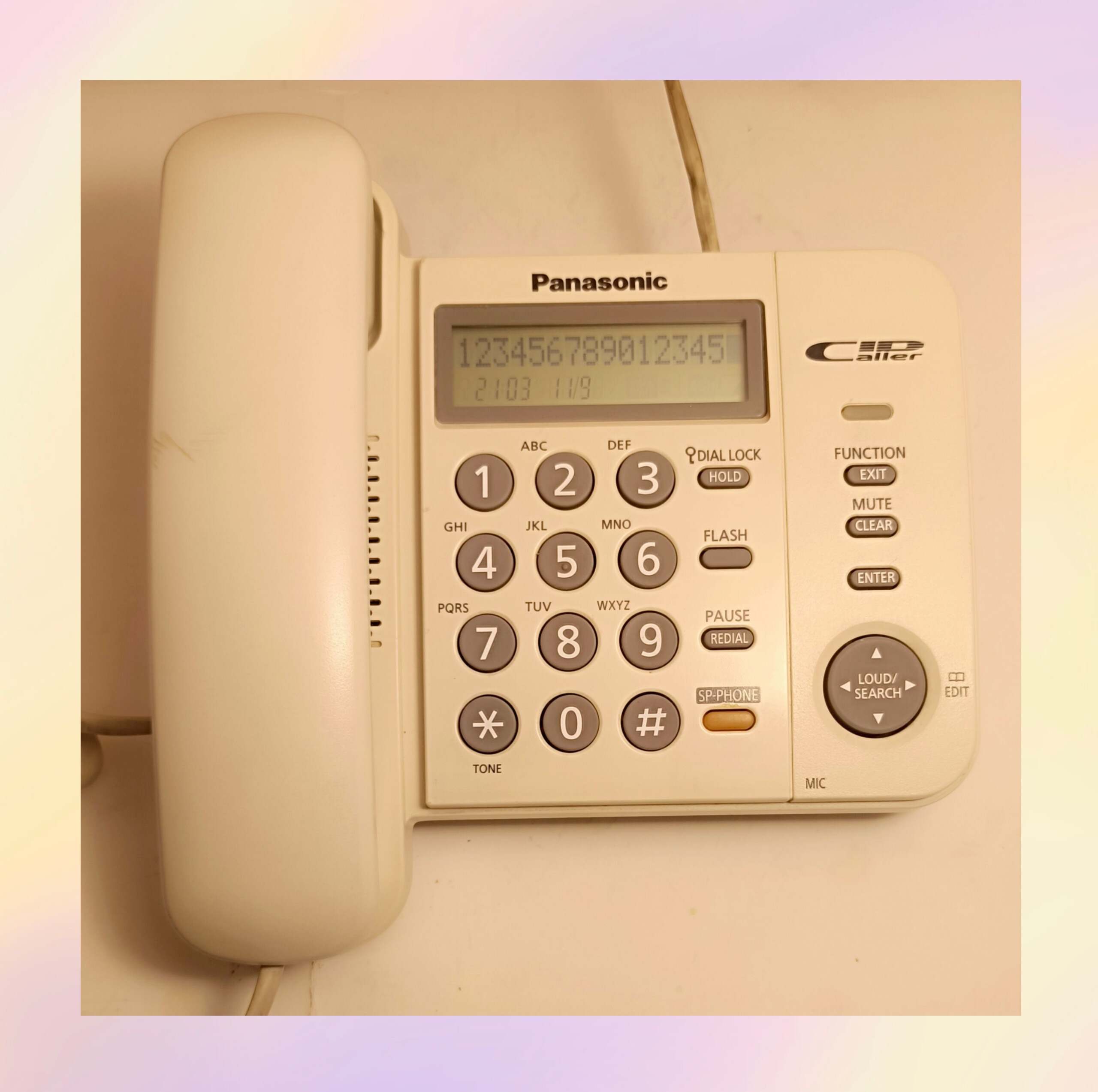 تلفن رومیزی پاناسونیک استوک مدل KX-TS580FX