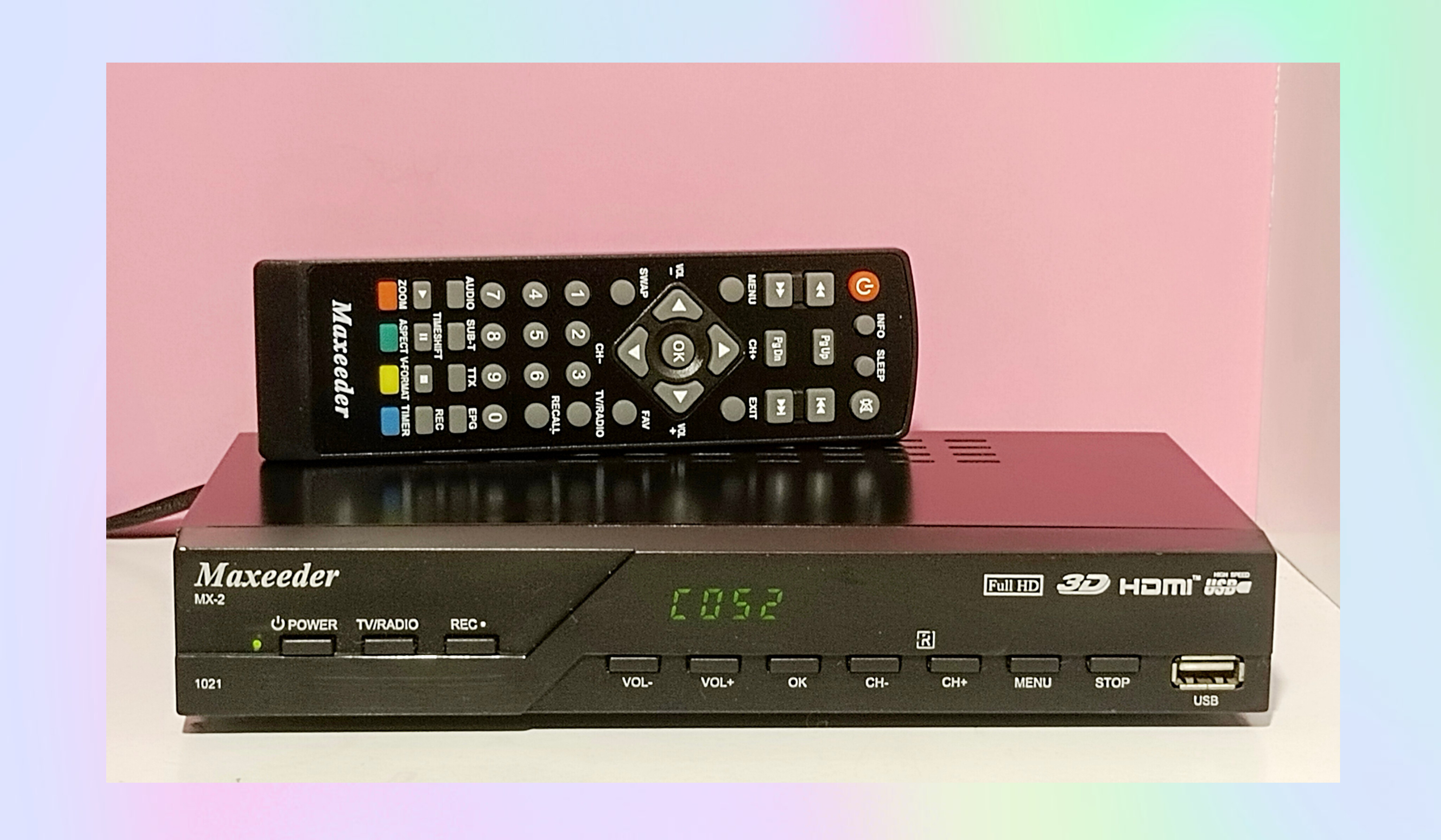 گیرنده دیجیتال مکسیدر MX-2 مدل 1021