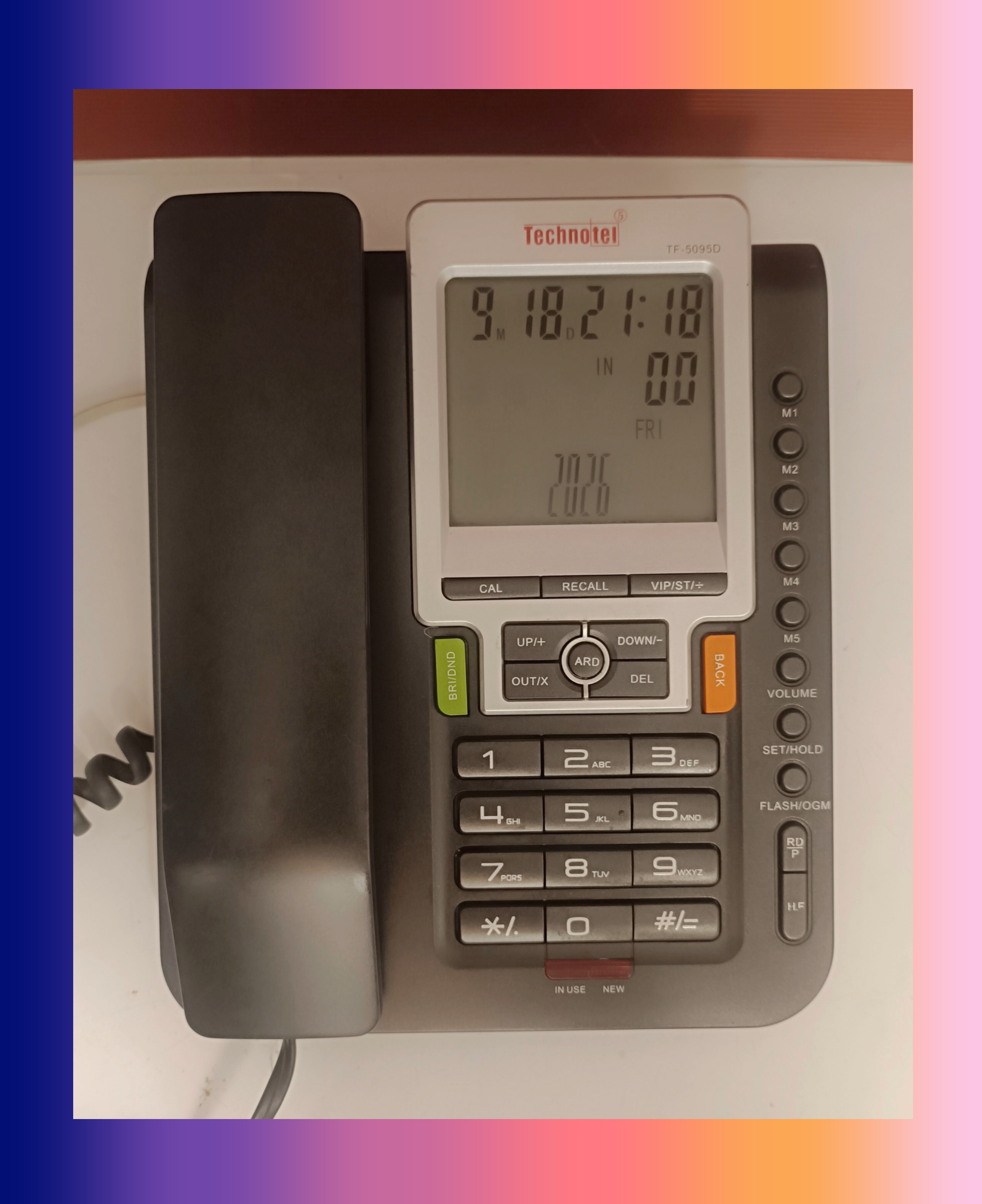 تلفن رومیزی تکنوتل مدل TF-5095D