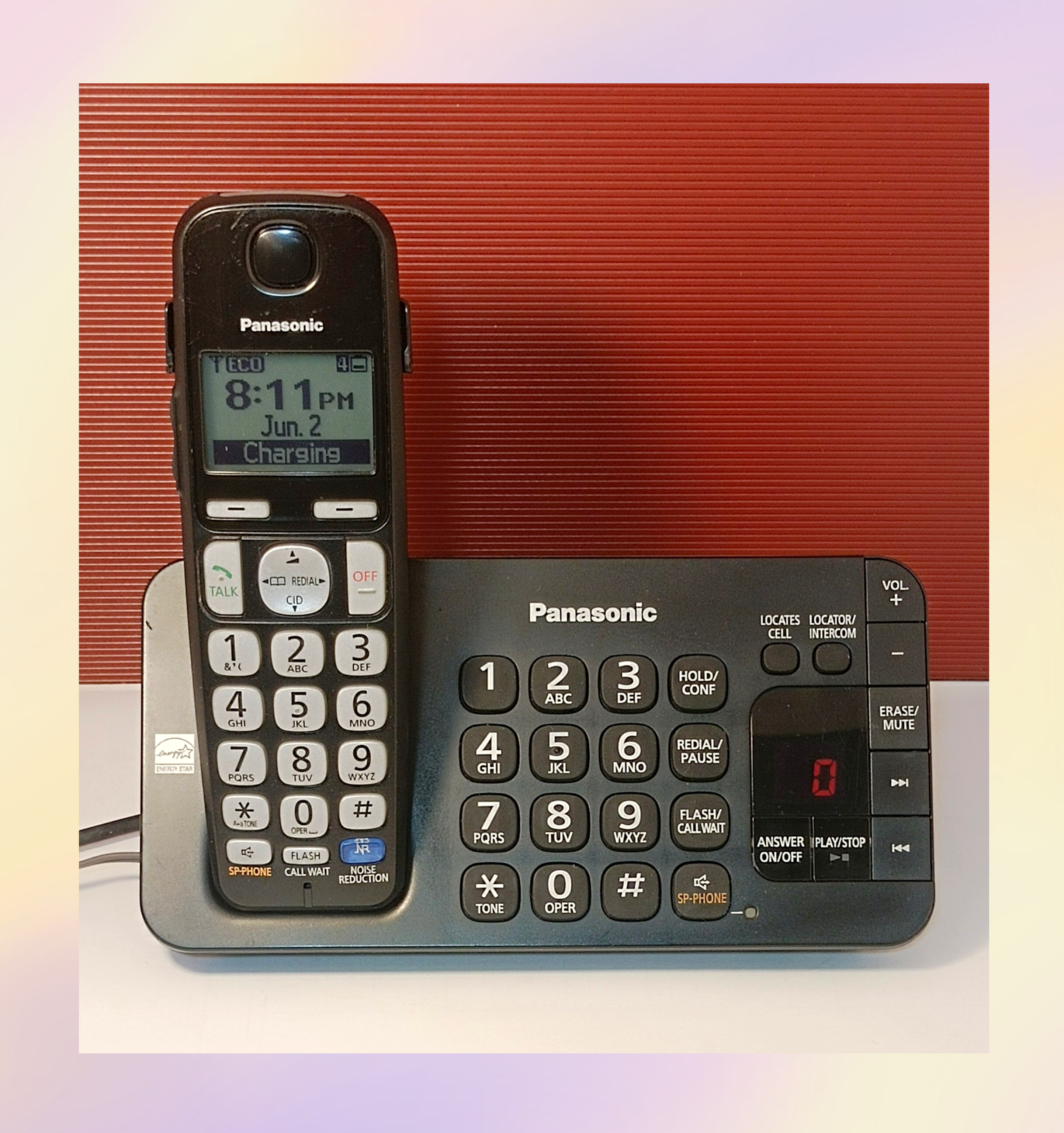 تلفن بی‌سیم پاناسونیک مدل KX-TGE240   B