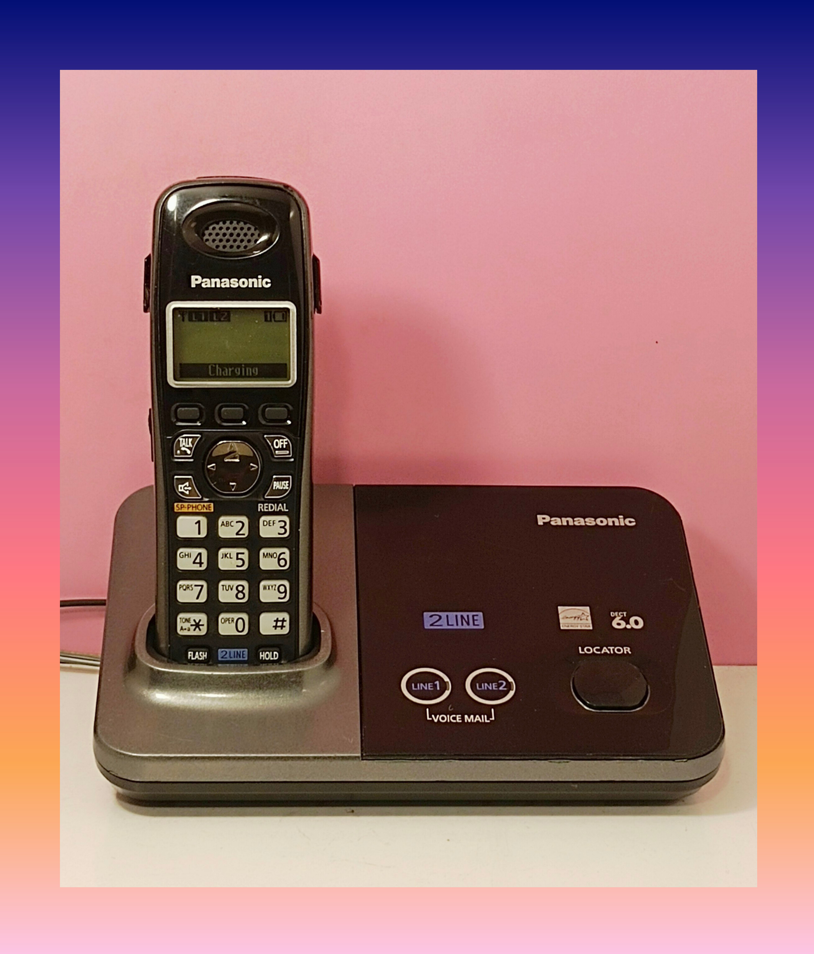 تلفن بی‌سیم پاناسونیک دوخط مدل KX-TG9321