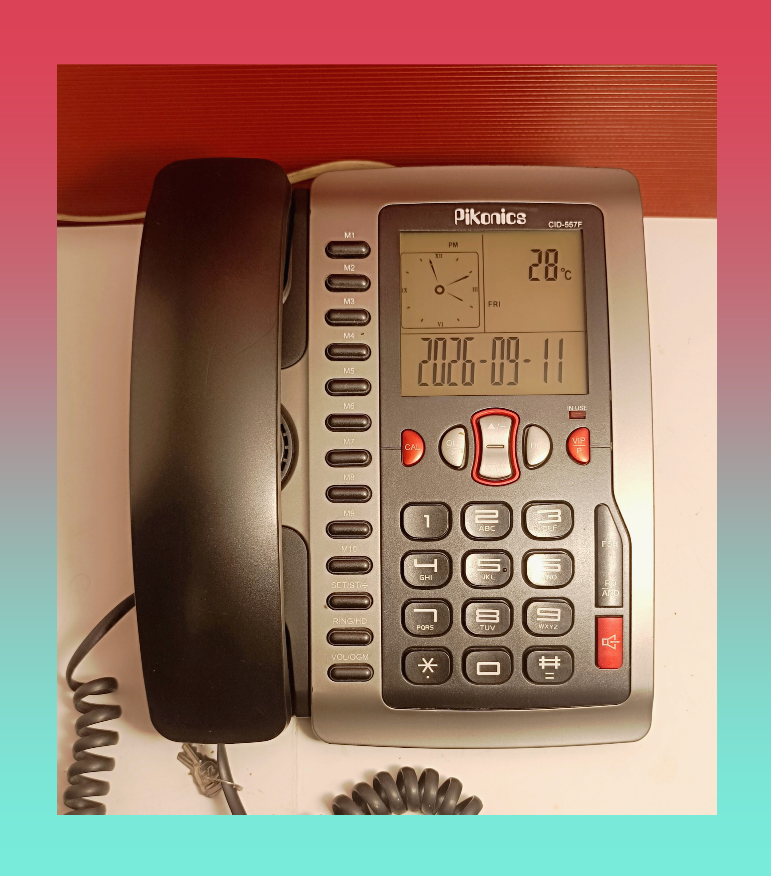 تلفن رومیزی پیکونیکس مدل CID-557F